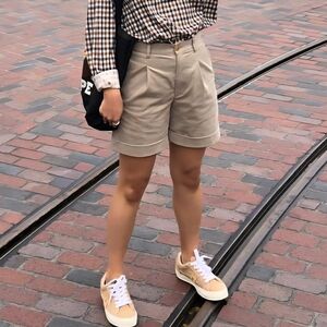 Comme des Garcons Junya Watanabe Beige Shorts